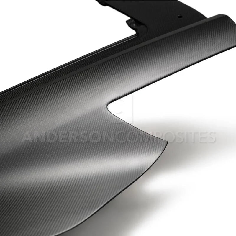 Anderson Composites 2014+ Chevrolet Corvette C7 Stingray/Z06 Dry Carbon Fiber Decklid - Side View