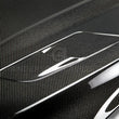 Load image into Gallery viewer, Anderson Composites 2015-2017 Ford Mustang Double Sided Carbon Fiber Type-OE Style Hood - Side View