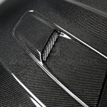 Load image into Gallery viewer, Anderson Composites 2015-2017 Ford Mustang Double Sided Carbon Fiber Type-OE Style Hood - Additional View 5