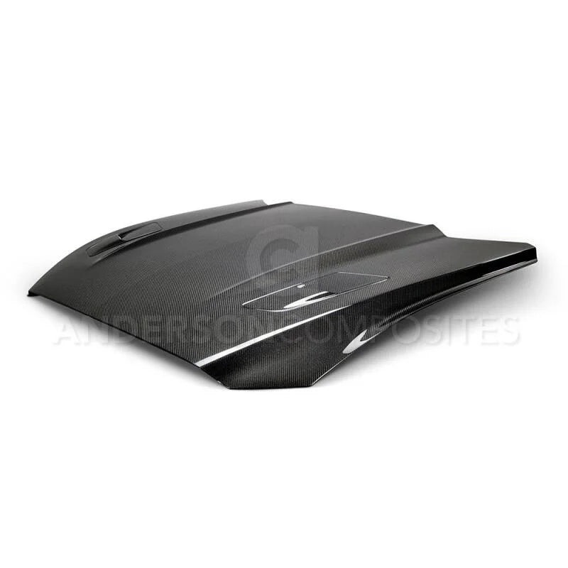 Anderson Composites 2015-2017 Ford Mustang Double Sided Carbon Fiber Type-OE Style Hood - Additional View 6