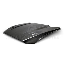Load image into Gallery viewer, Anderson Composites 2015-2017 Ford Mustang Double Sided Carbon Fiber Type-OE Style Hood - Additional View 6