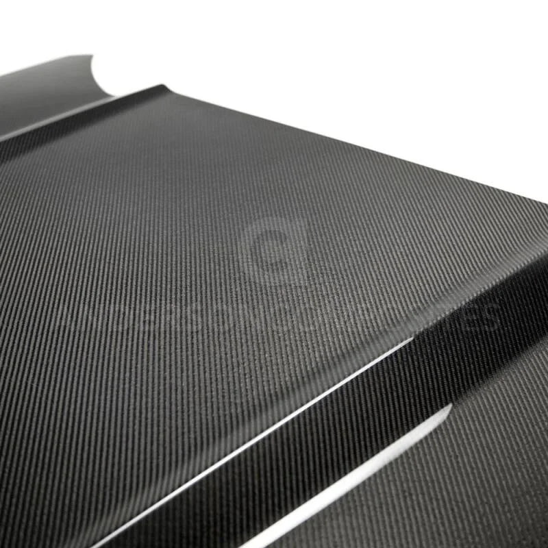 Anderson Composites 2015-2017 Ford Mustang Double Sided Carbon Fiber Type-OE Style Hood - Additional View 7