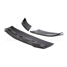 Load image into Gallery viewer, Anderson Composites 2015-2017 Ford Mustang Shelby GT350 Carbon Fiber Front Splitter (3 PC) - Main Product View