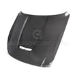 Load image into Gallery viewer, Anderson Composites 2015-2017 Ford Mustang Shelby GT350 Double Sided Carbon Fiber Hood - Main Product View