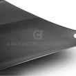 Load image into Gallery viewer, Anderson Composites 2015-2017 Ford Mustang Shelby GT350 Double Sided Carbon Fiber Hood - Side View