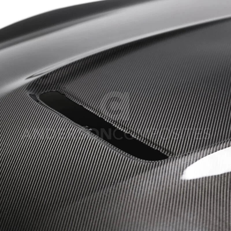 Anderson Composites 2015-2017 Ford Mustang Shelby GT350 Double Sided Carbon Fiber Hood - Additional View 6