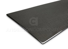 Load image into Gallery viewer, Anderson Composites 2015-2017 Ford Mustang Type -F Style Window Louvers - Flat - Back View