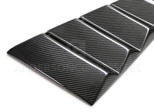 Load image into Gallery viewer, Anderson Composites 2015-2017 Ford Mustang Type-V Style Window Louvers - Vented - Installation View