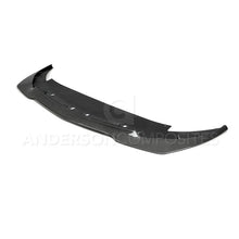 Load image into Gallery viewer, Anderson Composites 2015-2018 Ford Mustang Shelby GT350R Carbon Fiber Front Splitter (1 PC) - Main Product View