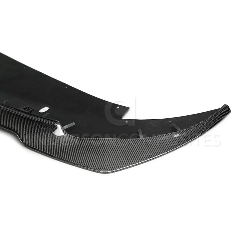 Anderson Composites 2015-2018 Ford Mustang Shelby GT350R Carbon Fiber Front Splitter (1 PC) - Side View
