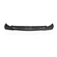 Load image into Gallery viewer, Anderson Composites 2015-2018 Ford Mustang Shelby GT350R Carbon Fiber Front Splitter (1 PC) - Installation View