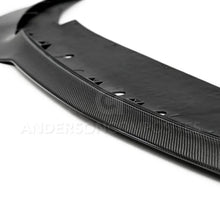 Load image into Gallery viewer, Anderson Composites 2015-2018 Ford Mustang Shelby GT350R Carbon Fiber Front Splitter (1 PC) - Additional View 5