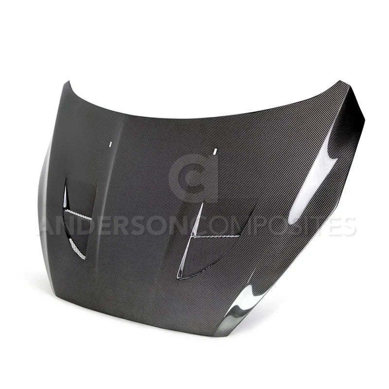 Anderson Composites 2015+ Ford Focus RS Type-SA Carbon Fiber Hood - Main Product View