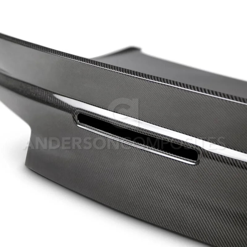 Anderson Composites 2016+ Chevy Camaro Carbon Fiber Double Sided Deck Lid w/ Integrated Spoiler - Back View