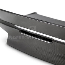Load image into Gallery viewer, Anderson Composites 2016+ Chevy Camaro Carbon Fiber Double Sided Deck Lid w/ Integrated Spoiler - Back View
