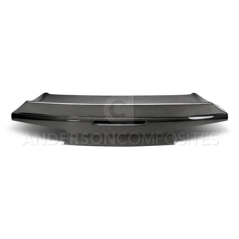 Anderson Composites 2016+ Chevy Camaro Carbon Fiber Double Sided Deck Lid w/ Integrated Spoiler - Installation View