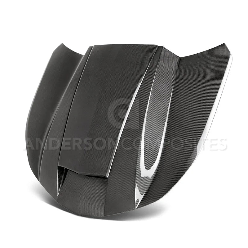 Anderson Composites 2016+ Chevy Camaro Carbon Fiber Double Sided Hood - Main Product View