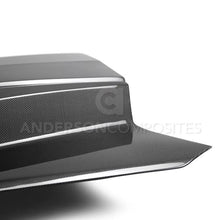 Load image into Gallery viewer, Anderson Composites 2016+ Chevy Camaro Carbon Fiber Double Sided Hood - Back View