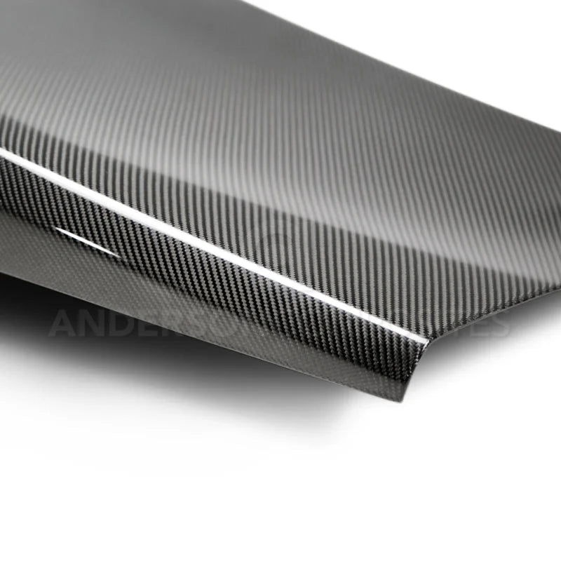 Anderson Composites 2016+ Chevy Camaro Double Sided Carbon Fiber Decklid - Back View