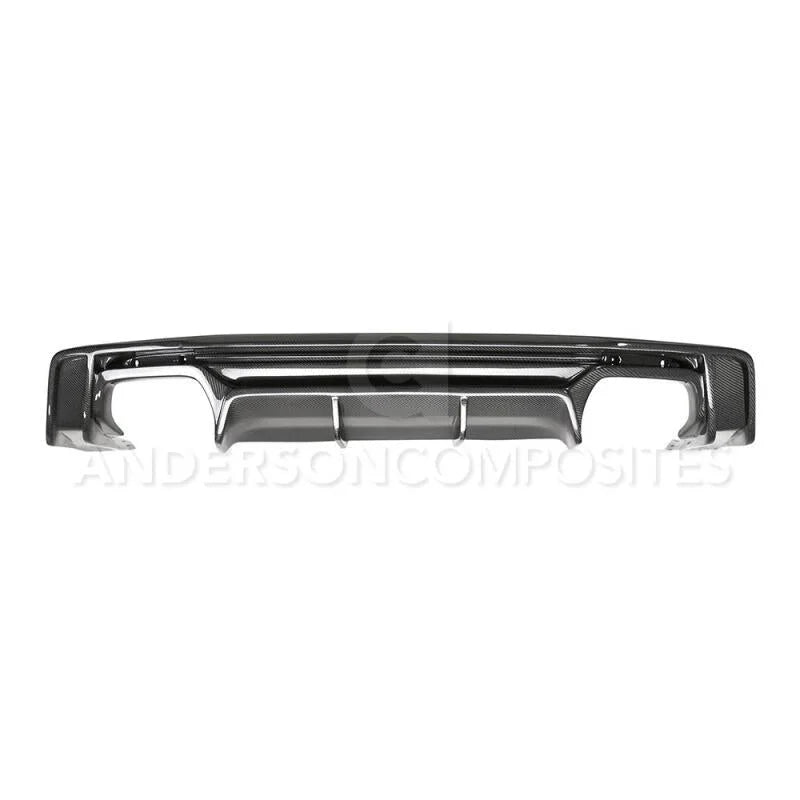 Anderson Composites 2016+ Chevy Camaro SS Type-AZ Carbon Fiber Rear Diffuser - Back View