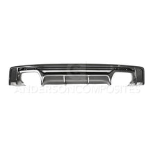 Load image into Gallery viewer, Anderson Composites 2016+ Chevy Camaro SS Type-AZ Carbon Fiber Rear Diffuser - Back View