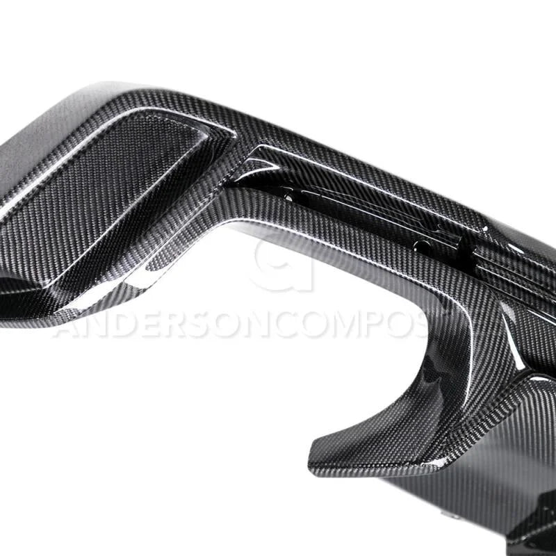 Anderson Composites 2016+ Chevy Camaro SS Type-AZ Carbon Fiber Rear Diffuser - Installation View