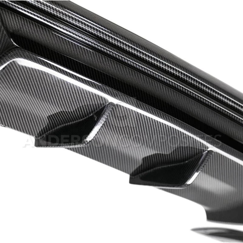 Anderson Composites 2016+ Chevy Camaro SS Type-AZ Carbon Fiber Rear Diffuser - Additional View 5