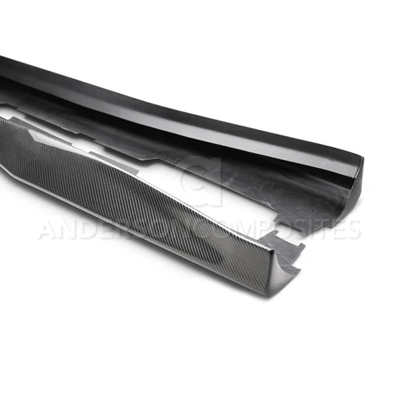 Anderson Composites 2016+ Chevy Camaro Type-AZ Fiber Rockers - Side View