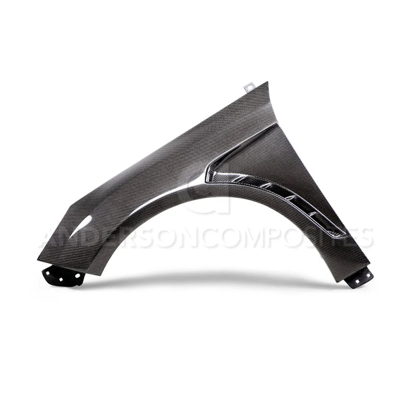 Anderson Composites 2016+ Focus Type-GR Vented Carbon Fiber Fenders .04in Wider (Pair) - Main Product View