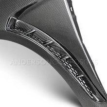 Load image into Gallery viewer, Anderson Composites 2016+ Focus Type-GR Vented Carbon Fiber Fenders .04in Wider (Pair) - Additional View 5