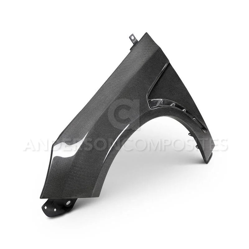 Anderson Composites 2016+ Focus Type-GR Vented Carbon Fiber Fenders .04in Wider (Pair) - Additional View 6