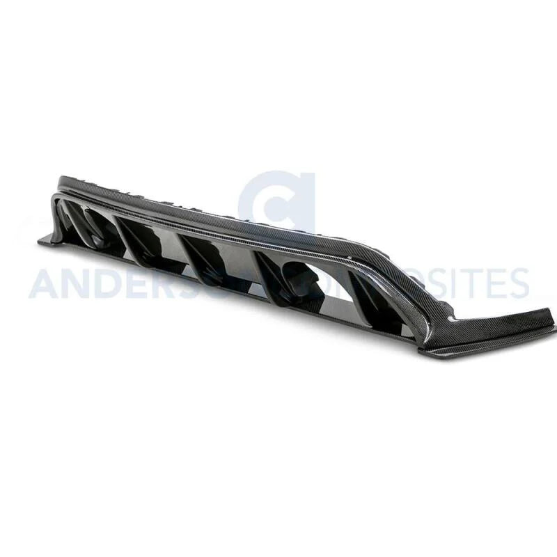 Anderson Composites 2016+ Ford Focus RS Type-R Rear Diffuser - Installation View