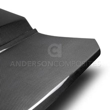 Load image into Gallery viewer, Anderson Composites 2016+ Type-AZ Camaro Double Sided Fiber Hood - Side View