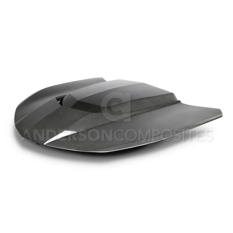 Anderson Composites 2016+ Type-AZ Camaro Double Sided Fiber Hood - Additional View 6