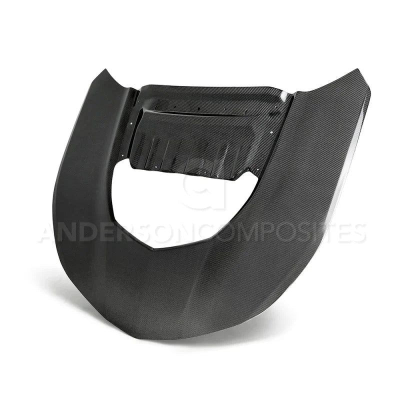 Anderson Composites 2017-2018 Chevrolet Camaro ZL1 1LE Type-OE Style Double Sided Carbon Fiber Hood - Main Product View