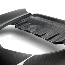 Load image into Gallery viewer, Anderson Composites 2017-2018 Chevrolet Camaro ZL1 1LE Type-OE Style Double Sided Carbon Fiber Hood - Side View