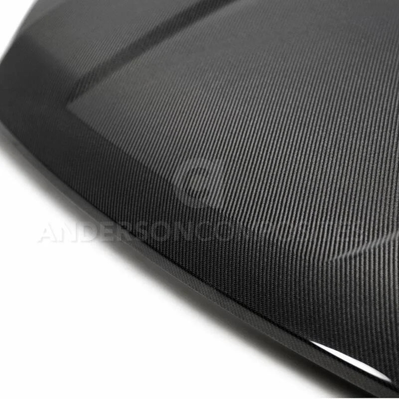Anderson Composites 2017-2018 Ford Raptor Type-OE Style Carbon Fiber Hood - Side View