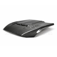 Load image into Gallery viewer, Anderson Composites 2018-2019 Ford Mustang Ram Air Double Sided Carbon Fiber Hood - Additional View 7