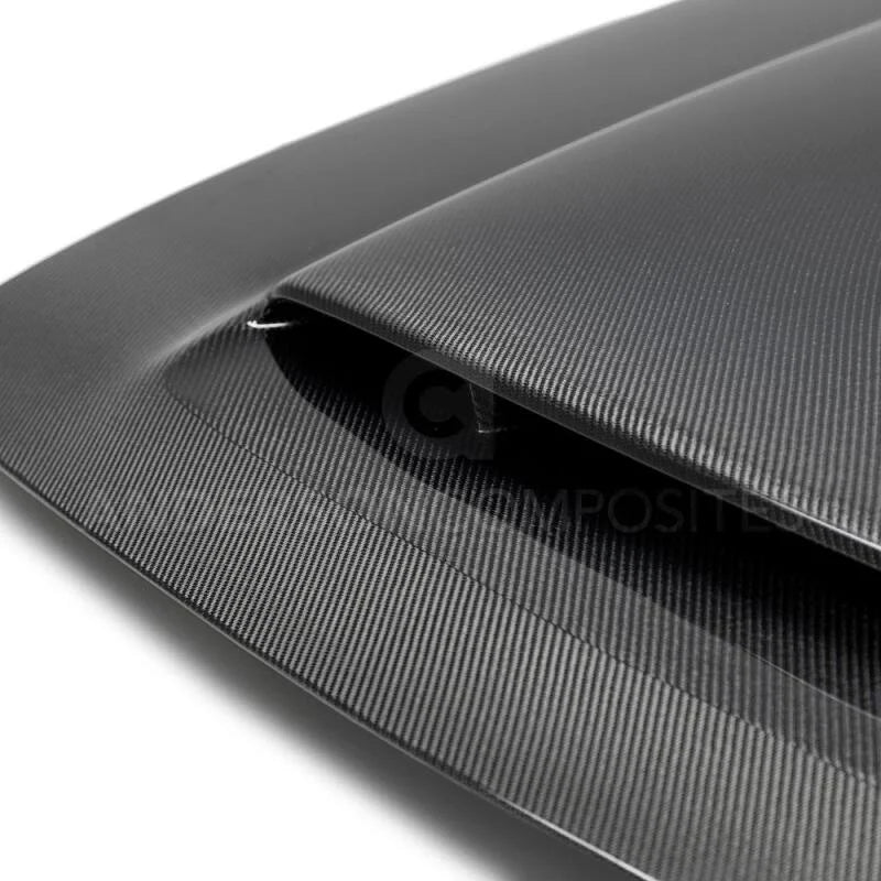 Anderson Composites 2018 Dodge Demon Type-OE Carbon Fiber Hood - Installation View