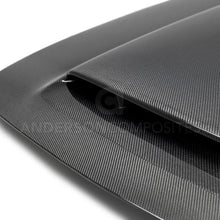 Load image into Gallery viewer, Anderson Composites 2018 Dodge Demon Type-OE Carbon Fiber Hood - Installation View