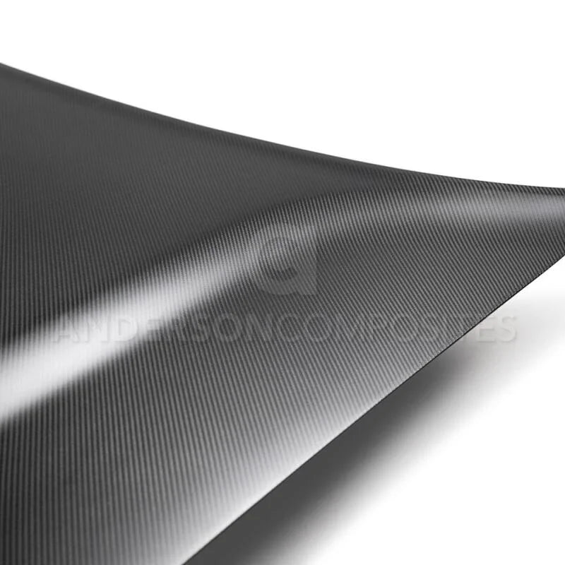 Anderson Composites 2018 Dodge Demon Type-OE Dry Carbon Fiber Hood - Side View