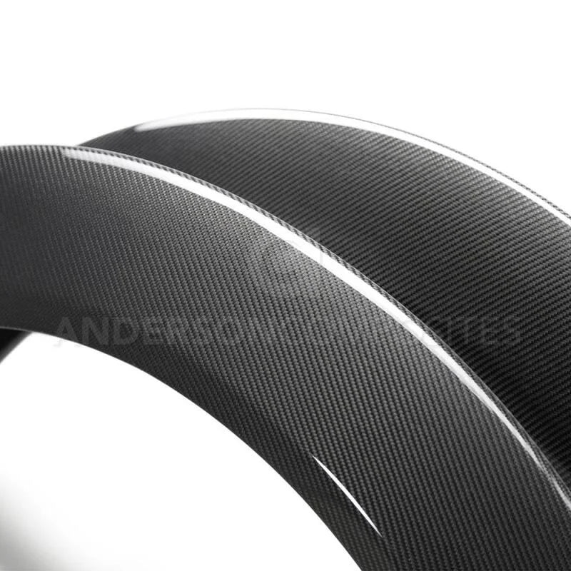 Anderson Composites 2018 Dodge Demon Wide Body Fender Flares (Rear) - Back View