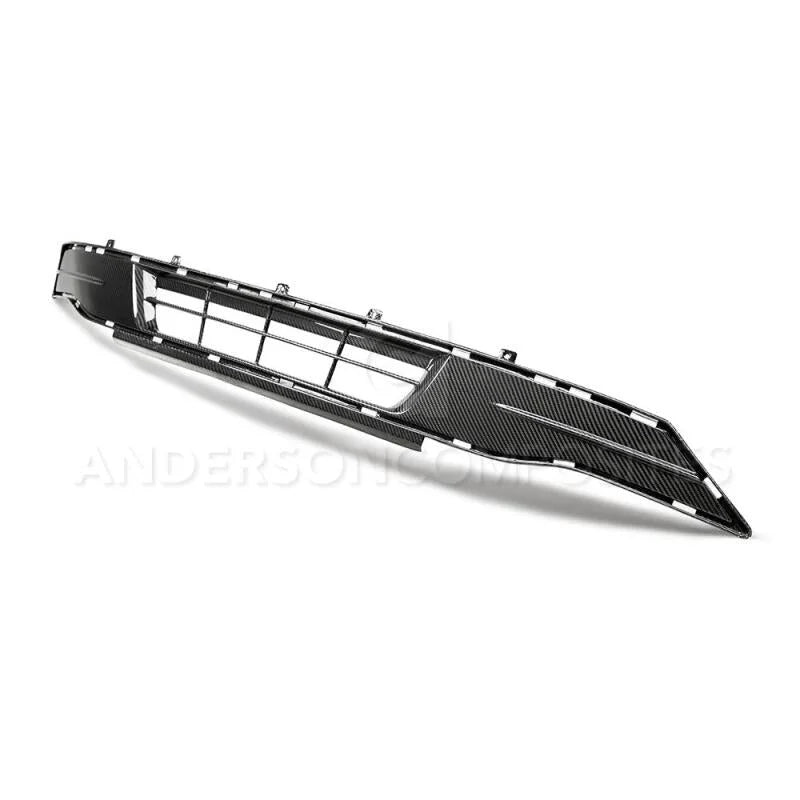 Anderson Composites 2018 Ford Mustang Carbon Fiber Lower Grille - Main Product View