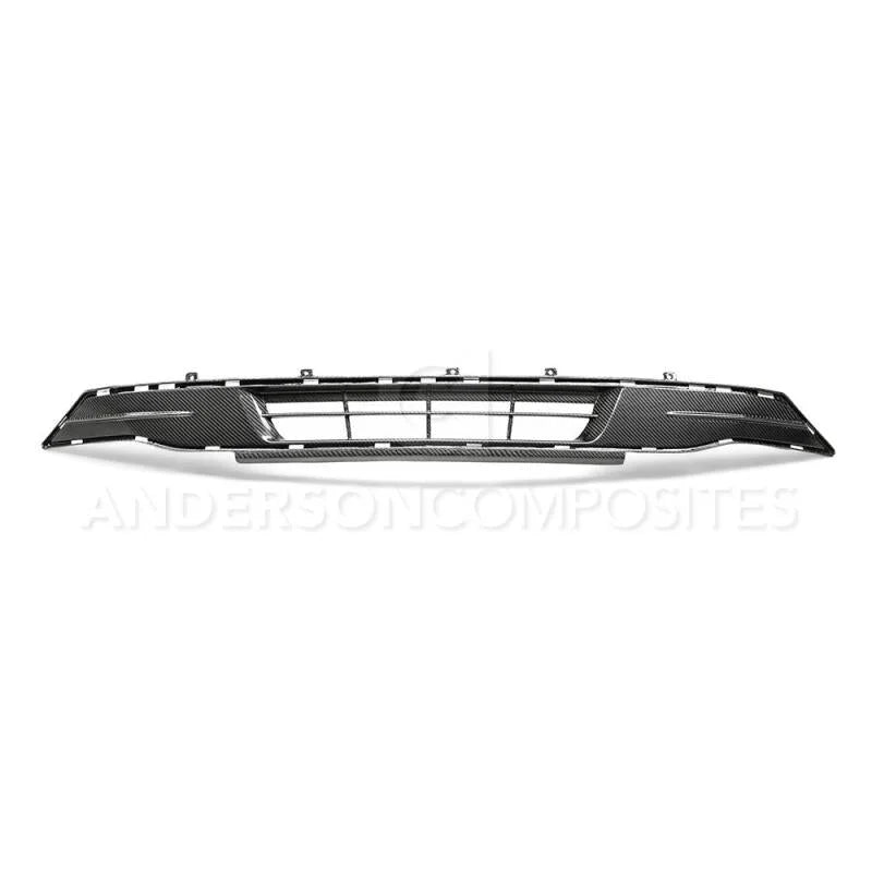 Anderson Composites 2018 Ford Mustang Carbon Fiber Lower Grille - Side View