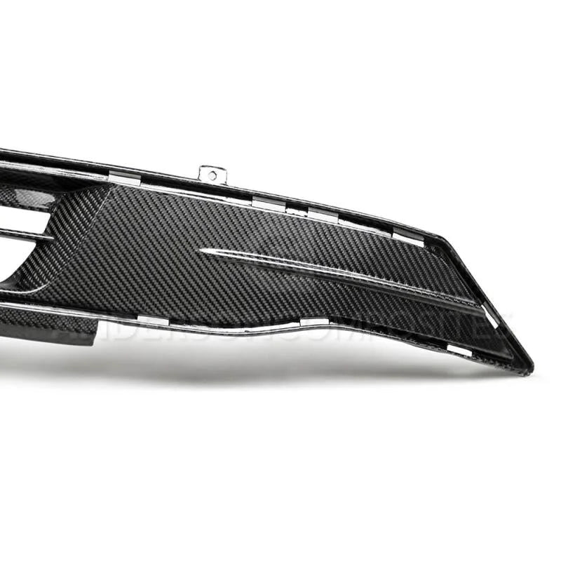 Anderson Composites 2018 Ford Mustang Carbon Fiber Lower Grille - Installation View