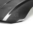 Load image into Gallery viewer, Anderson Composites 2018 Ford Mustang GT Type-SA Style Heat Extractor Double Sided Carbon Fiber Hood - Side View
