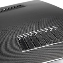 Load image into Gallery viewer, Anderson Composites 2018 Ford Mustang Super Snake Double Sided Carbon Fiber Hood - Additional View 7