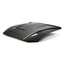 Load image into Gallery viewer, Anderson Composites 2018 Ford Mustang Type-GR Double Sided Carbon Fiber Hood - Back View