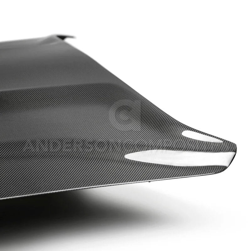 Anderson Composites 2018 Ford Mustang Type-GR Double Sided Carbon Fiber Hood - Additional View 5