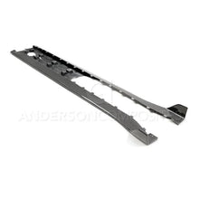 Load image into Gallery viewer, Anderson Composites 2020 Ford Mustang Shelby GT500 Carbon Fiber Rocker Panel Splitters - Main Product View
